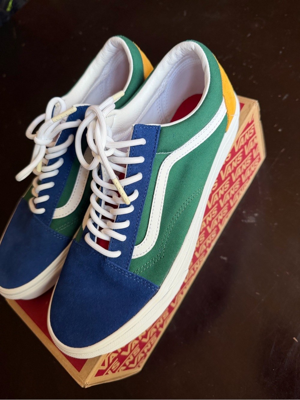 Vans Old Skool yacht club - Blue, Green, Yellow